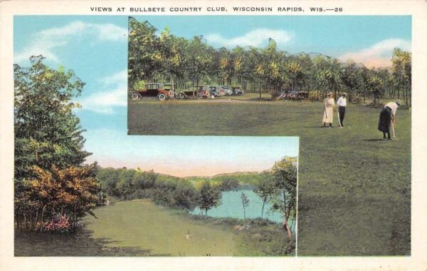 Wisconsin Rapids Wisconsin Bullseye Country Club Vintage Postcard AA102860