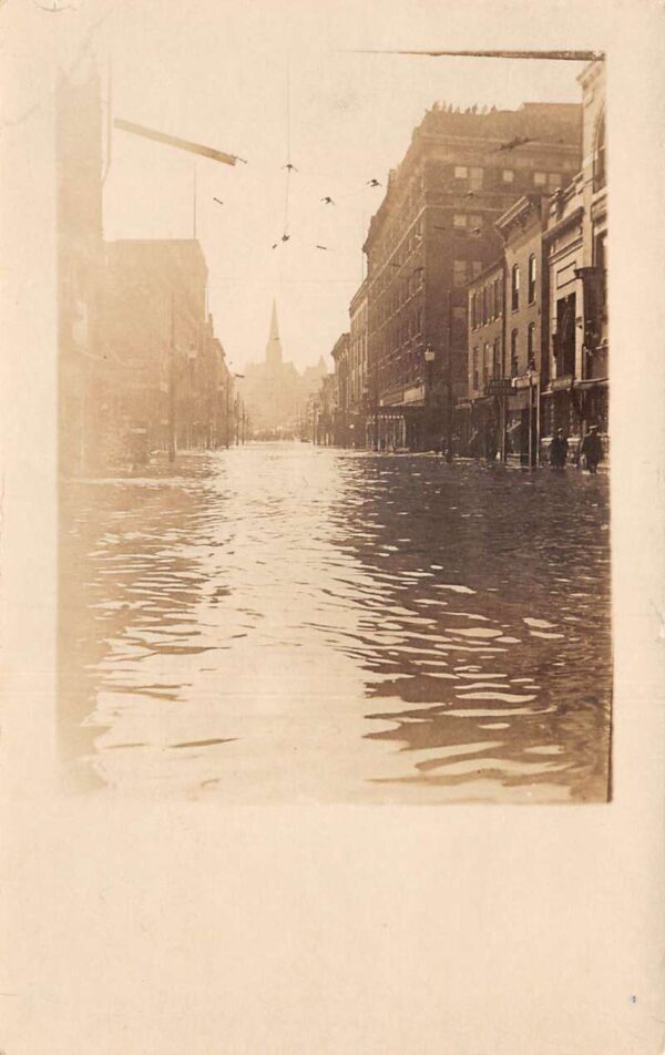 Cumberland Maryland Flood Disaster Street Scene Real Photo Postcard AA102869
