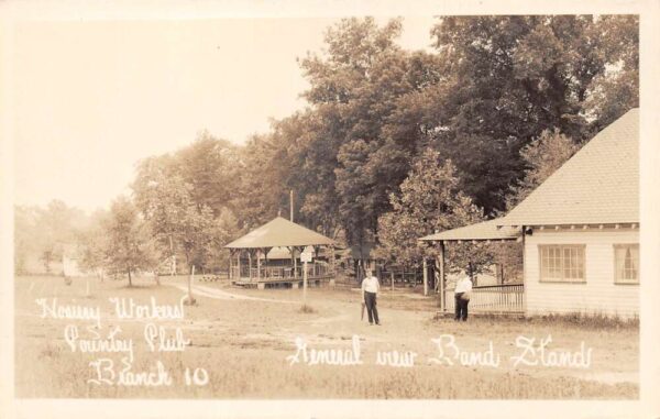 Virginia Hosiery Workers Country Club Band Stands Real Photo Postcard AA102911