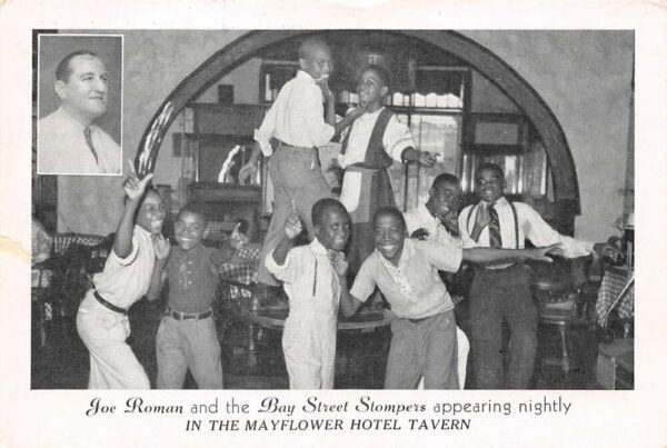 Mayflower Hotel Tavern Joe Roman Bay St Stompers Black Entertainers PC AA102913