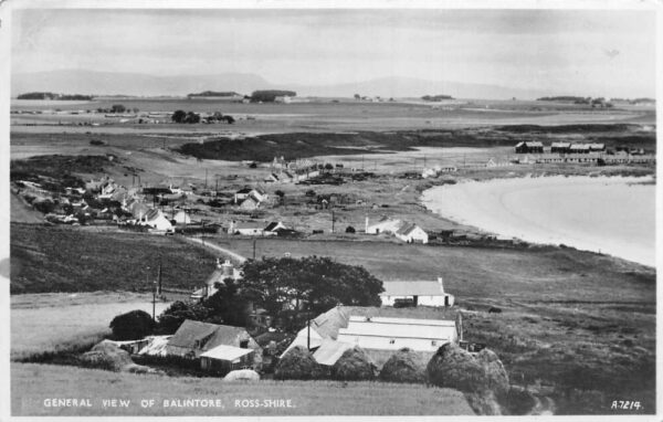 Balintore Scotland General View Real Photo Vintage Postcard AA103001