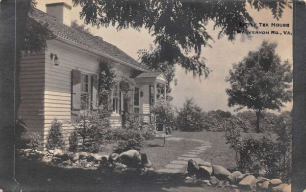 Mount Vernon Virginia Little Tea House Real Photo Vintage Postcard AA103002