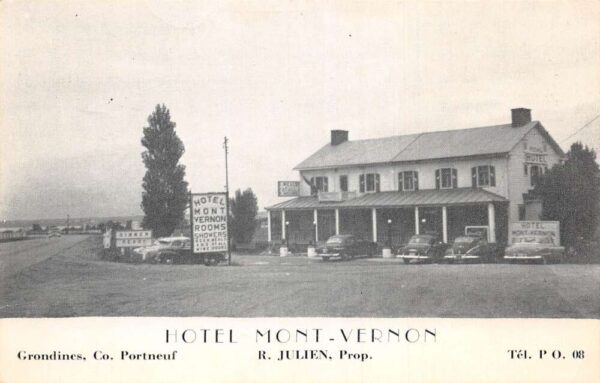 Mount Vernon Virginia Hotel Mont Vernon Vintage Postcard AA103004
