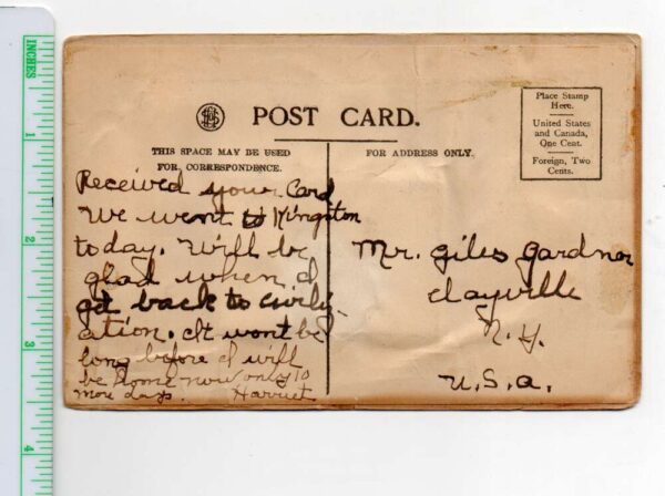 Kingston Ontario Canada Greetings Book Fold Out View Vintage Postcard AA103014 - Image 2