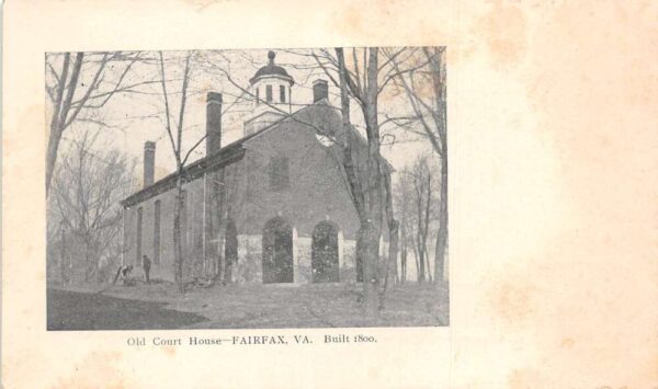 Fairfax Virginia Old Court House Vintage Postcard AA103018