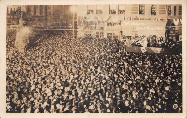 San Francisco California Christmas Eve Luisa Tetrazzini Opera RPPC AA103039
