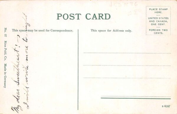 Baltimore Maryland Patterson Park Athletic Games Sports Postcard AA103040 - Image 2