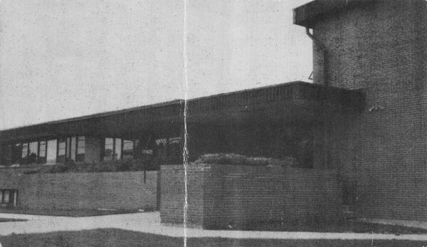 Grays Lake Illinois High School Entrance Vintage Postcard AA103226