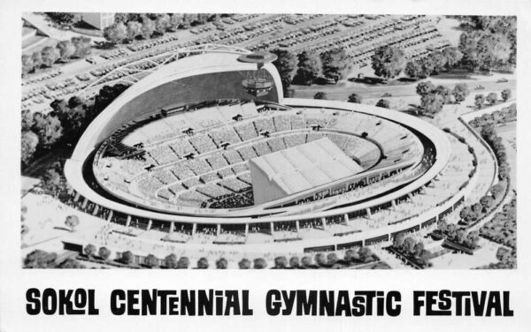 Pittsburgh Pennsylvania Sokol Centennial Gymnatic Festival RPPC AA103239