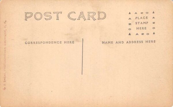 Ebenezer New York Evangelical Church Real Photo Vintage Postcard AA103443 - Image 2