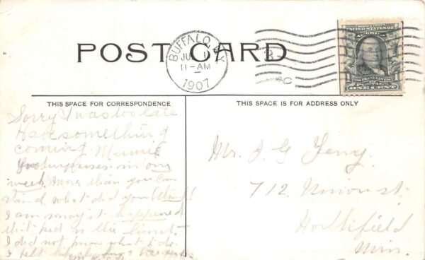 Crystal Beach New York Steamer State of New York Arriving Postcard AA103471 - Image 2
