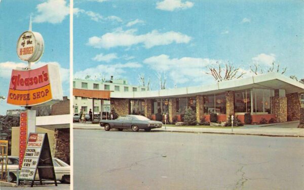 Buffalo New York Gleasons Restaurant Vintage Postcard AA103486
