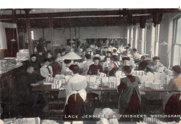 Nottingham England Lace Jenniers and Finishers Workshop Interior PC AA103501
