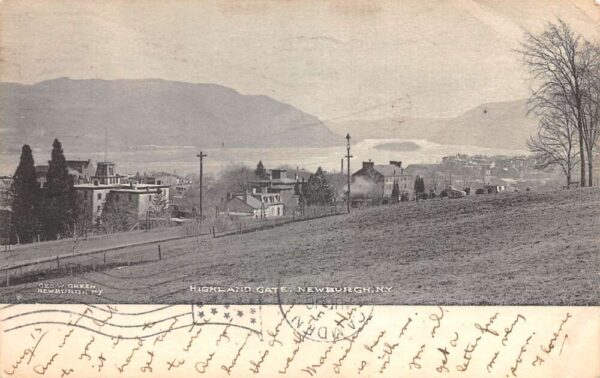 Newburgh New York Highland Gate Scenic View Vintage Postcard AA103519