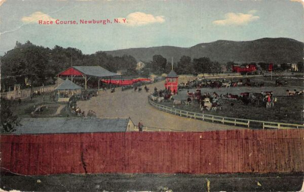 Newburgh New York Race Course and Grand Stand Vintage Postcard AA103520