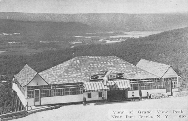 Port Jervis New York Grand View Park and Restaurant Vintage Postcard AA103525