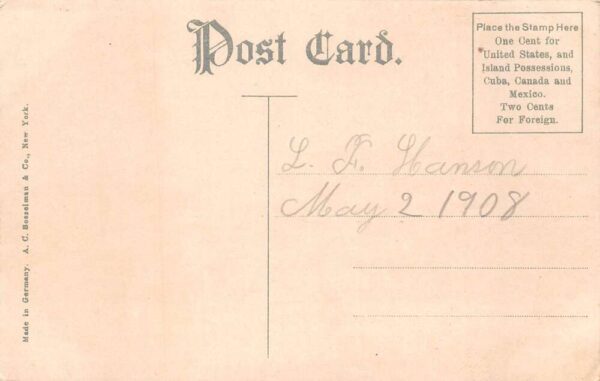 New London Wisconsin Hatten Lumber Co Logging Vintage Postcard AA103584 - Image 2