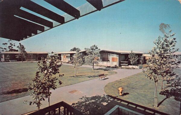 La Jolla California University Matthews Campus Dorms Postcard AA103599