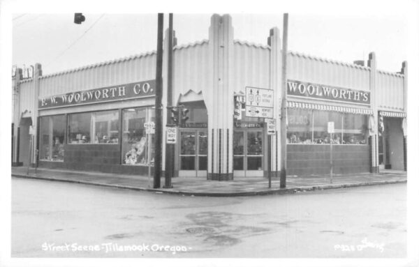 Tillamook Oregon Woolworth's Dept Store Real Photo Vintage Postcard AA103652