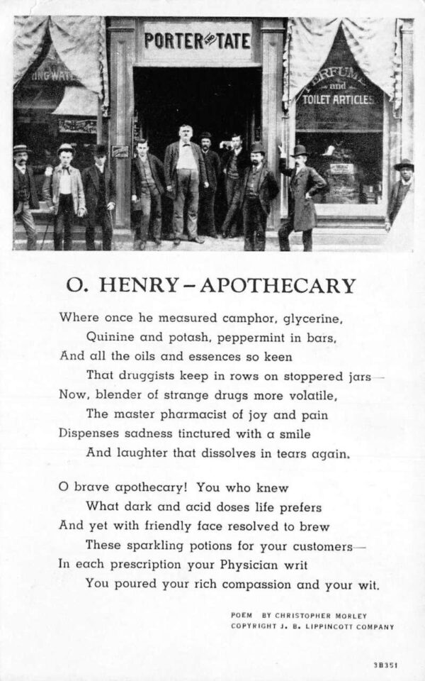 Greensboro North Carolina O Henry Drug Store Apothecary Postcard AA103676