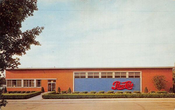 Anderson Indiana Pepsi Cola Bottling Co Plant Vintage Postcard AA103678