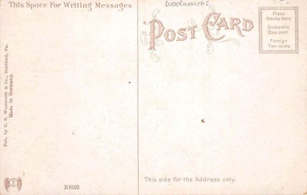 Bradford Pennsylvania CS Woolworth Store Exterior and Women Postcard AA103679 - Image 2