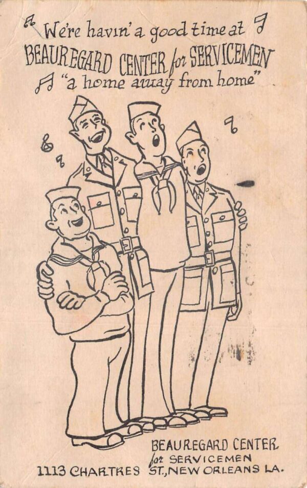 New Orleans Louisiana Beuregard Center for Servicemen Ad Singing PC AA103686