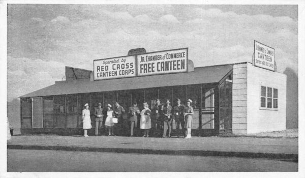Montgomery Alabama Red Cross Canteen Vintage Postcard AA103711