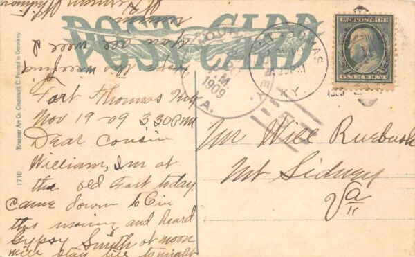 Fort Thomas Kentucky Heroes of San Juan Hill 6th Regiment Postcard AA103728 - Image 2