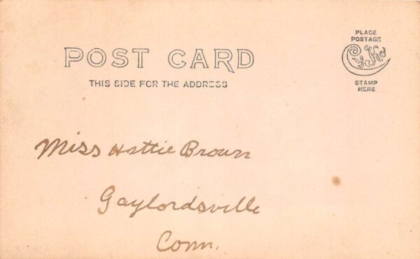 Camp Brown Connecticut ? Fishing on Canoe Dog and Goat Real Photo PC AA103737 - Image 2