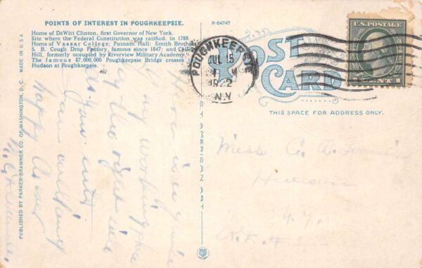 Poughkeepsie New York Smith Brothers Confectionery Candy Soda Dept PC AA103746 - Image 2