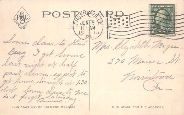 Phoenixville Pennsylvania FW Woolworth Co Store Vintage Postcard AA103756 - Image 2