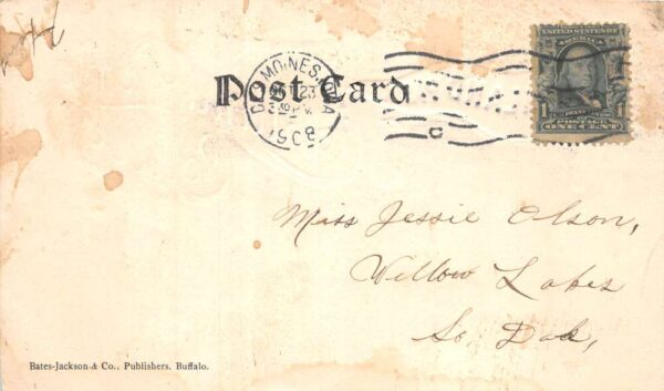 Des Moines Iowa Highland Park College Greetings Vintage Postcard AA85997 - Image 2