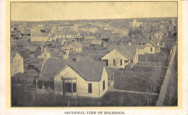 Holbrook Nebraska Sectional View Vintage Postcard AA85998