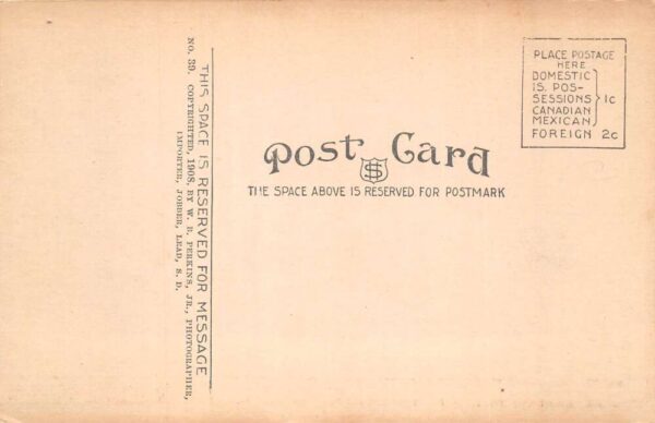 Lead South Dakota Miners in Gold Mine Vintage Postcard AA85999 - Image 2