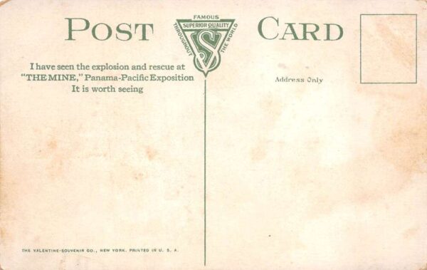 Pittsburgh Pennsylvania Bureau of Mines Rescue Crew Vintage Postcard AA86000 - Image 2