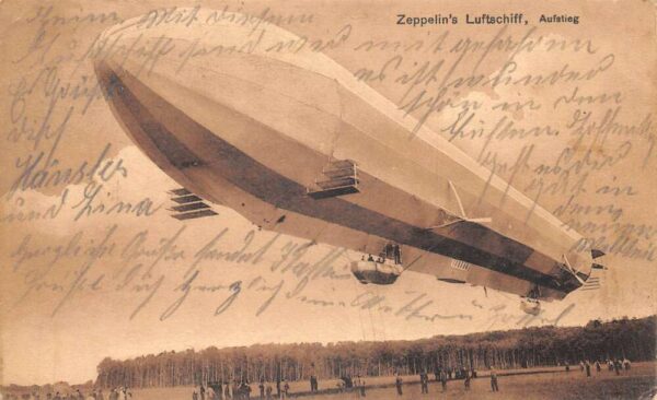 Zeppelin Luftschiff Airship Vintage Postcard AA86002