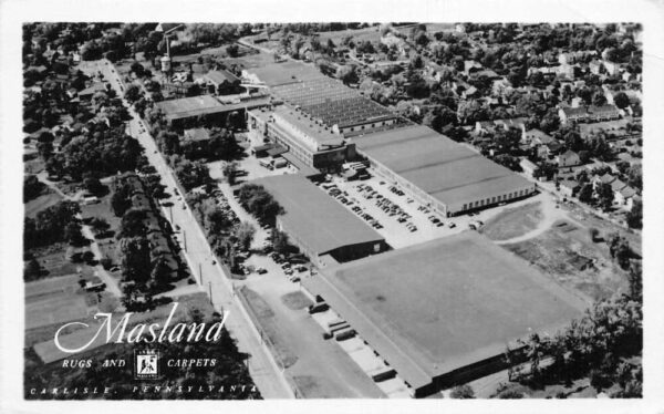 Carlisle Pennsylvania Masland Rugs and Carpets Factory Real Photo PC AA86060