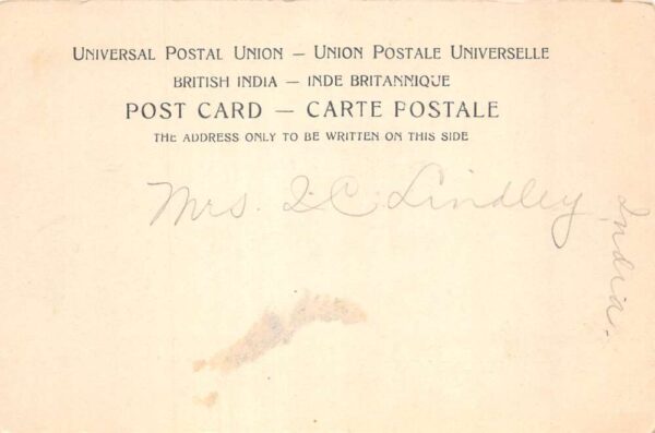 Poona Pune India Gymkhana Vintage Postcard AA86070 - Image 2