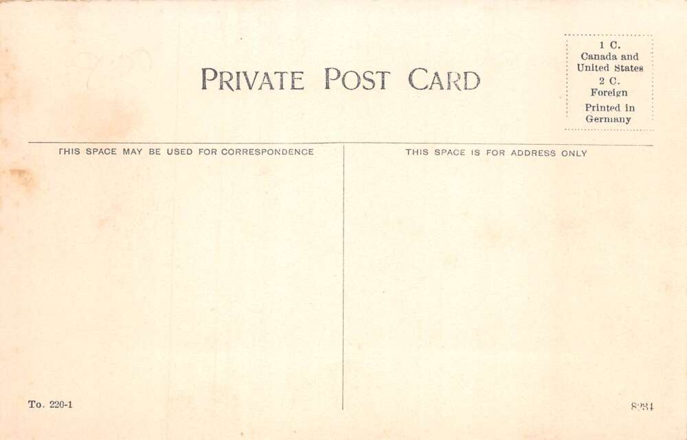 Picton Ontario Canada Public Library Vintage Postcard AA86076 - Image 2