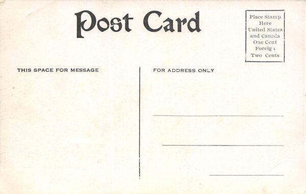 Arapahoe Nebraska Arapahoe City Park, B/W Lithograph, Vintage Postcard U20018 - Image 2