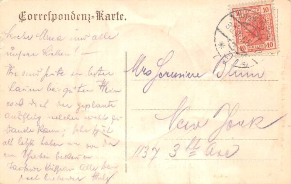 Vienna Austria Weinschank Anton Lindmayer Wine Vineyard Gruss aus PC AA86168 - Image 2