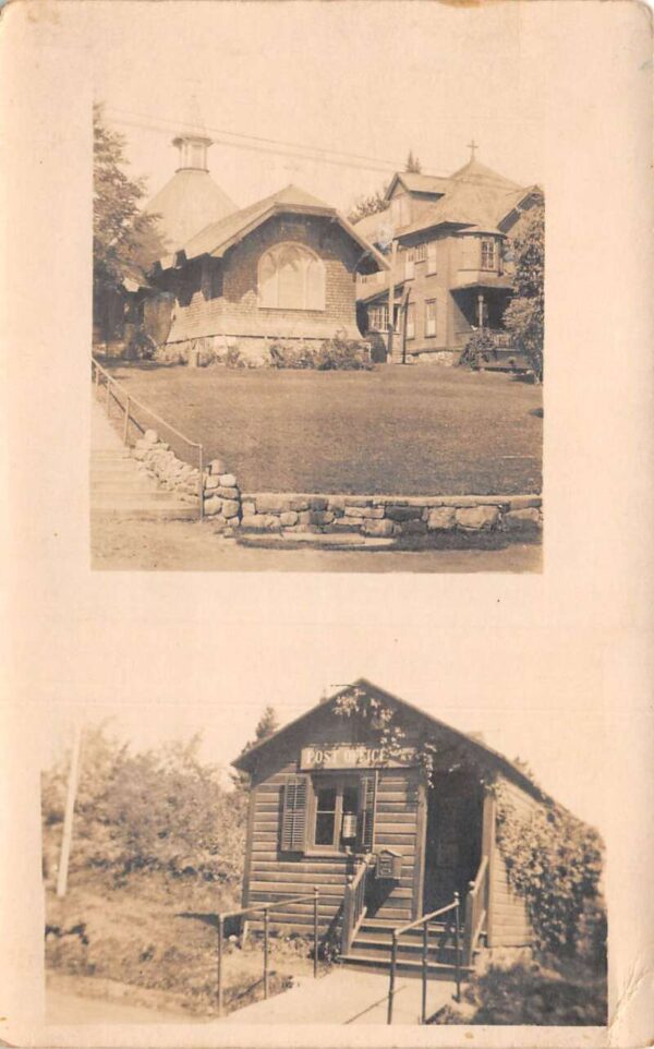 Gabriels New York Sanatorium Chapel Convent Post Office Real Photo PC AA103984
