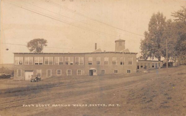 Dexter Maine Fay Scott Machine Works Factory Real Photo Postcard AA104002