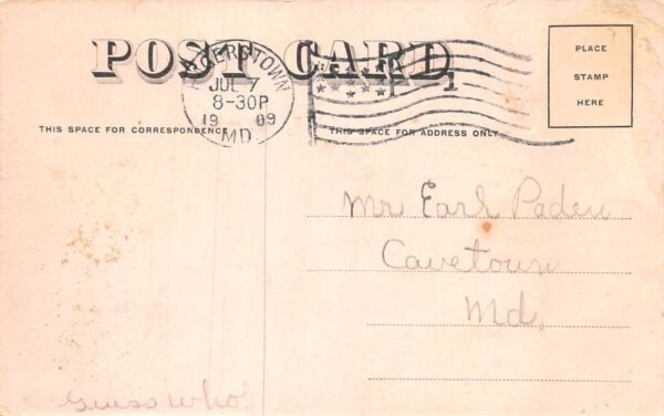 Hagerstown Maryland Hagerstown Bookbinding and Printing Co Postcard AA84472 - Image 2