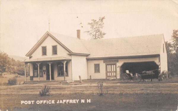 Jaffrey New Hampshire Post Office Vintage Postcard AA84488