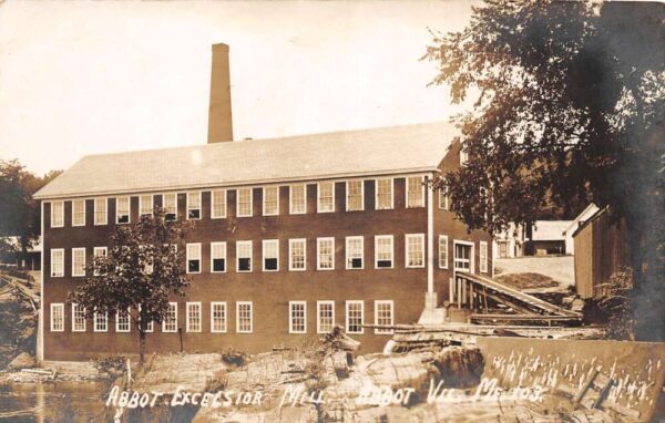 Abbot Village Maine Abbot Excelsior Mill Real Photo Vintage Postcard AA84494