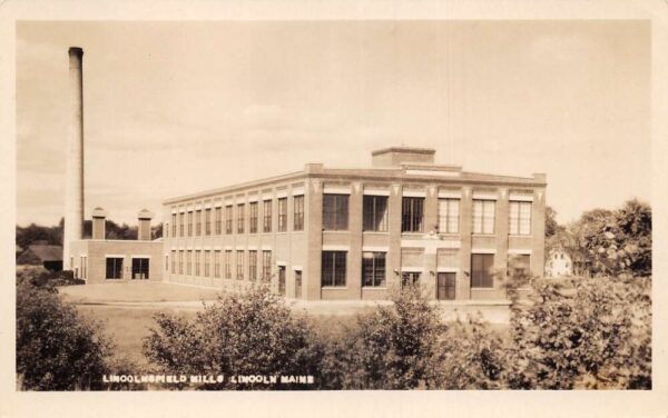 Lincoln Maine Lincolns Field Mills Real Photo Vintage Postcard AA84498