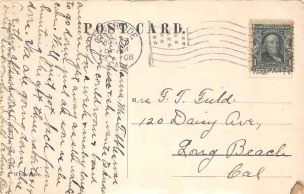 Riverside California Glenwood Inn Replanting Naval Orange Tree Postcard AA84526 - Image 2
