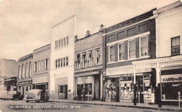 Ripley West Virginia Business Section, 5 & 10 Cent Store, Vintage PC U18719